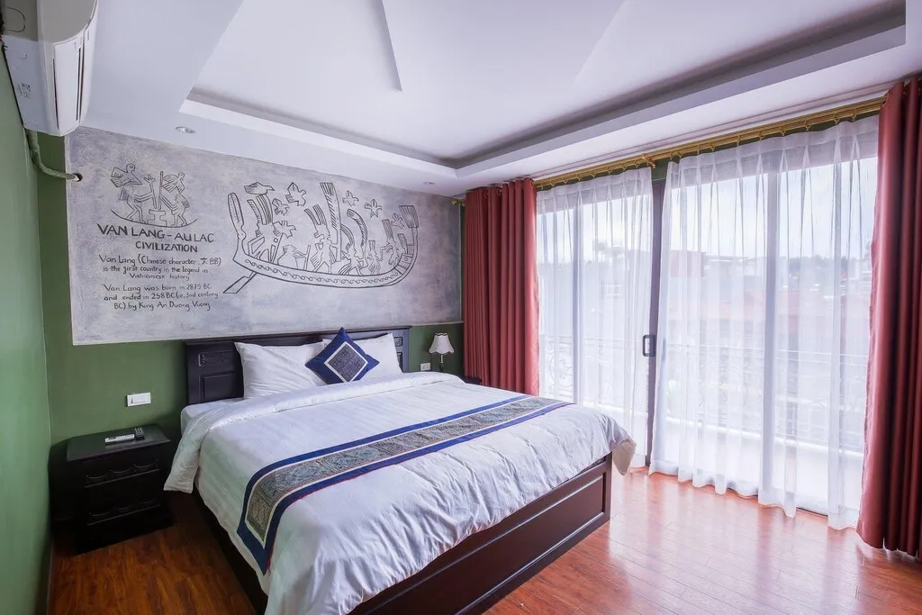 Room with 2 Extra Large Double Beds